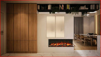 Amantii 30" True View 3 Sided Electric Fireplace 30-TRV-SLIM