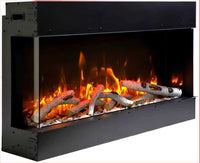 Amantii 30" True View 3 Sided Electric Fireplace 30-TRV-SLIM