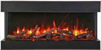 Amantii 30" True View 3 Sided Electric Fireplace 30-TRV-SLIM