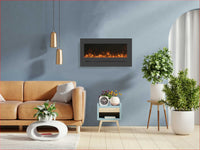 Amantii 34" Electric Fireplace with Steel Surround WM-FML-34-4023-STL