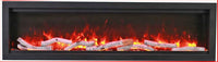 Amantii 34" Symmetry Electric Fireplace with Edge to Edge Viewing SYM-34