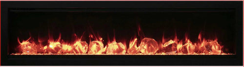 Amantii 34" Symmetry Electric Fireplace with Edge to Edge Viewing SYM-34
