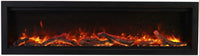 Amantii 34" Symmetry Electric Fireplace with Edge to Edge Viewing SYM-34