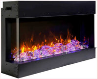 Amantii 40" 3 Sided Electric Fireplace 40-TRV-SLIM