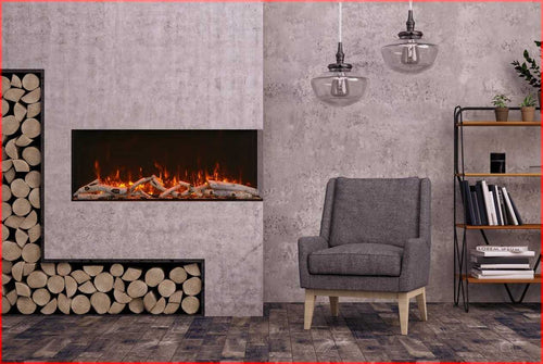 Amantii 40" 3 Sided Extra Tall Electric Fireplace 40-TRV-XT-XL