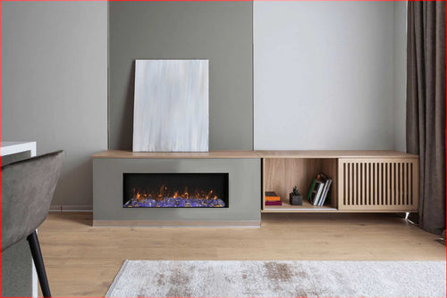 Amantii 40" Panorama Slim Electric Fireplace BI-40-SLIM-OD