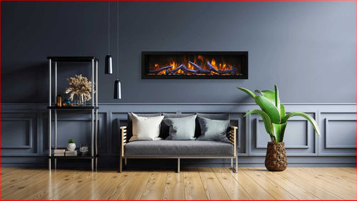 Amantii 40" Panorama Xtra Tall Electric Fireplace BI-40-DEEP-XT