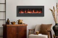 Amantii 48" Electric Fireplace with a Steel Surround WM-FML-48-5523-STL
