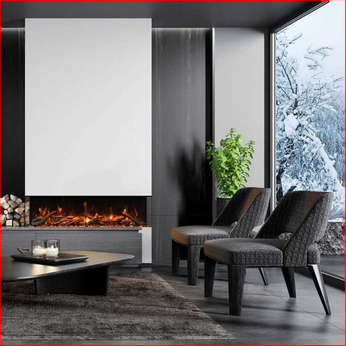 Amantii 50" 3 sided Deep Electric Fireplace 50-TRU-VIEW-XL