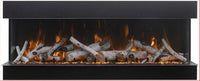 Amantii 50" 3 sided Deep Electric Fireplace 50-TRU-VIEW-XL