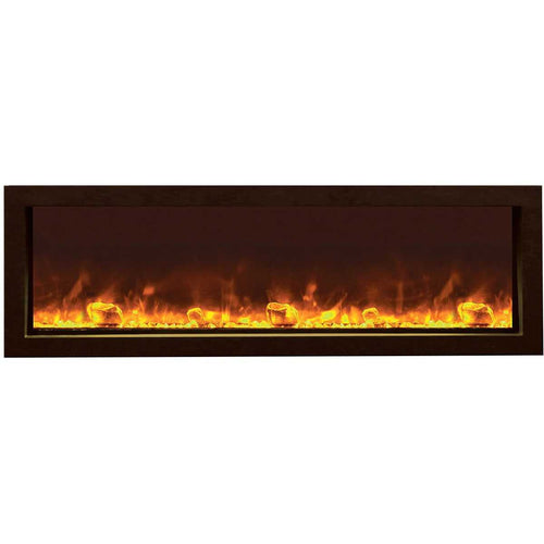 Amantii 50" Panorama Slim Indoor/Outdoor Electric Fireplace BI-50-SLIM-OD