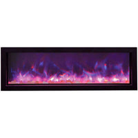 Amantii 50" Panorama Slim Indoor/Outdoor Electric Fireplace BI-50-SLIM-OD