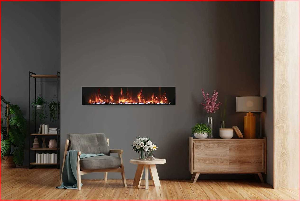 Amantii 50" Panorama Xtraslim Electric Fireplace BI-50-XTRASLIM