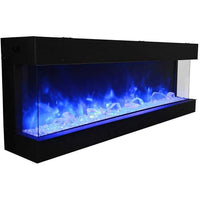 Amantii 60" 3 Sided Electric Fireplace 60-TRU-VIEW-XL