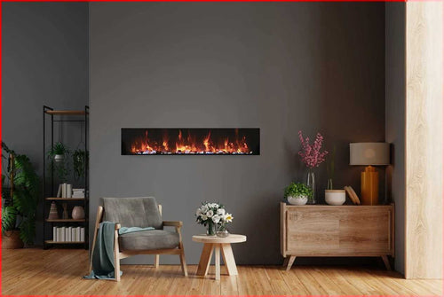 Amantii 60" Panorama Xtraslim Electric Fireplace BI-60-XTRASLIM