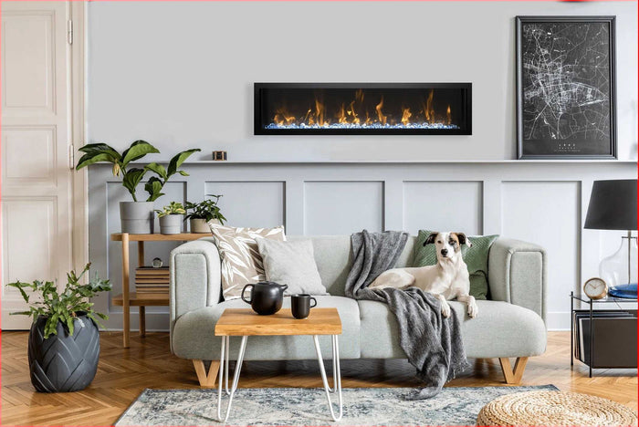 Amantii 60" Symmetry Xtra Slim Electric Fireplace SYM-SLIM-60