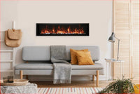 Amantii 60" Symmetry Xtra Slim Electric Fireplace SYM-SLIM-60