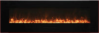 Amantii 72" Linear Electric Fireplace WM-FM-72-8123-BG