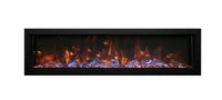 Amantii 72" Panorama Linear Electric Fireplace BI-72-DEEP-OD