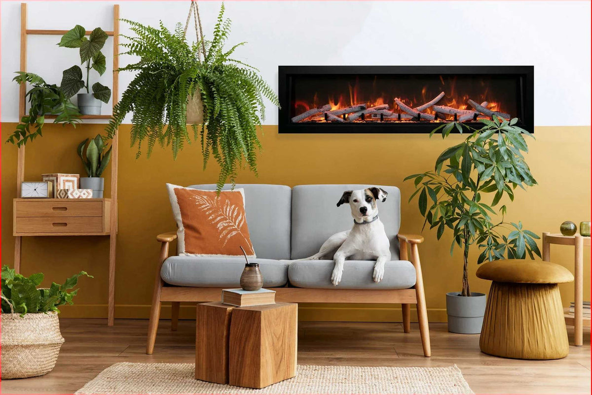 Amantii 72" Panorama Xtra Tall Electric Fireplace BI-72-DEEP-XT