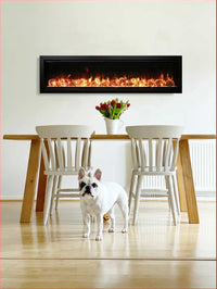 Amantii 74" Symmetry Bespoke Electric Fireplace SYM-74-BESPOKE