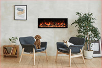 Amantii 74" Symmetry Xtra Tall Bespoke Electric Fireplace SYM-74-XT-BESPOKE