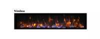 Amantii 88" Panorama Deep Linear Electric Fireplace BI-88-DEEP-OD
