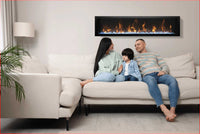 Amantii 88" Panorama Slim Electric Fireplace BI-88-SLIM-OD