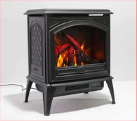Amantii Cast Iron Electric Free-Standing Fireplace E70-NA