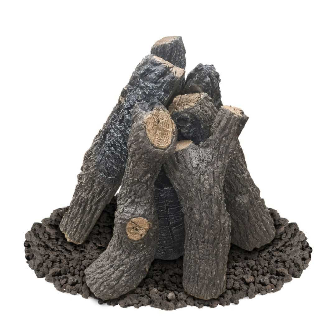 American Fyre Designs Back Country Oak Outdoor Gas Log Set - BCO-27