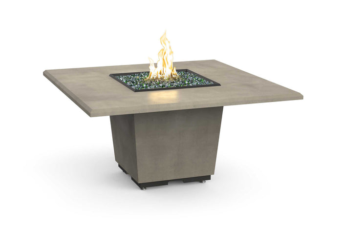 American Fyre Designs Cosmopolitan Square Dining Outdoor Firetable