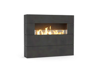 American Fyre Designs Milan Tall Linear Outdoor Fireplace
