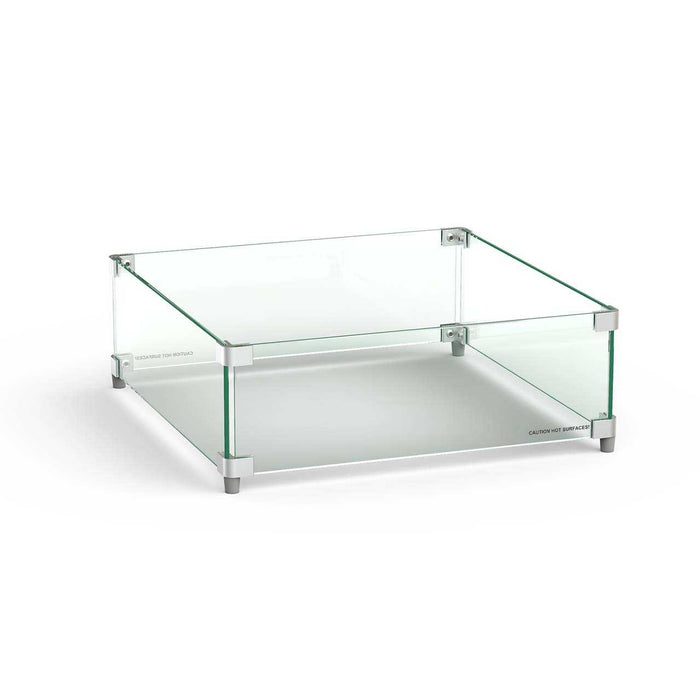 American Fyre Designs Square Tempered Glass Wind Guard - 8202-WG
