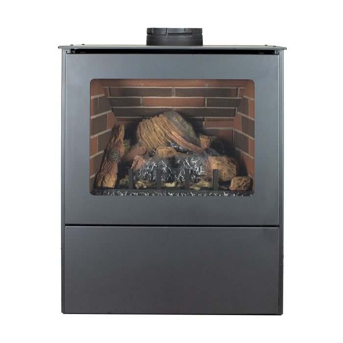 Breckwell BH23P Direct Vent Cast Iron Pedestal Gas Stove BH23P