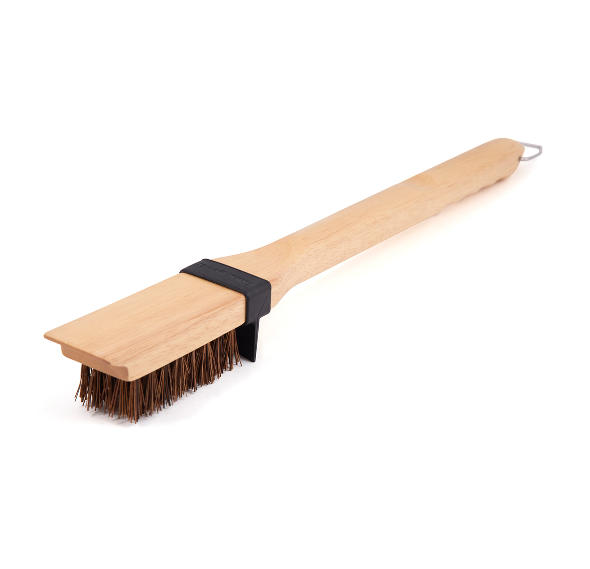 Broil King Grill Brush - Wood - Heavy/Long Palmyra Bristles 65228