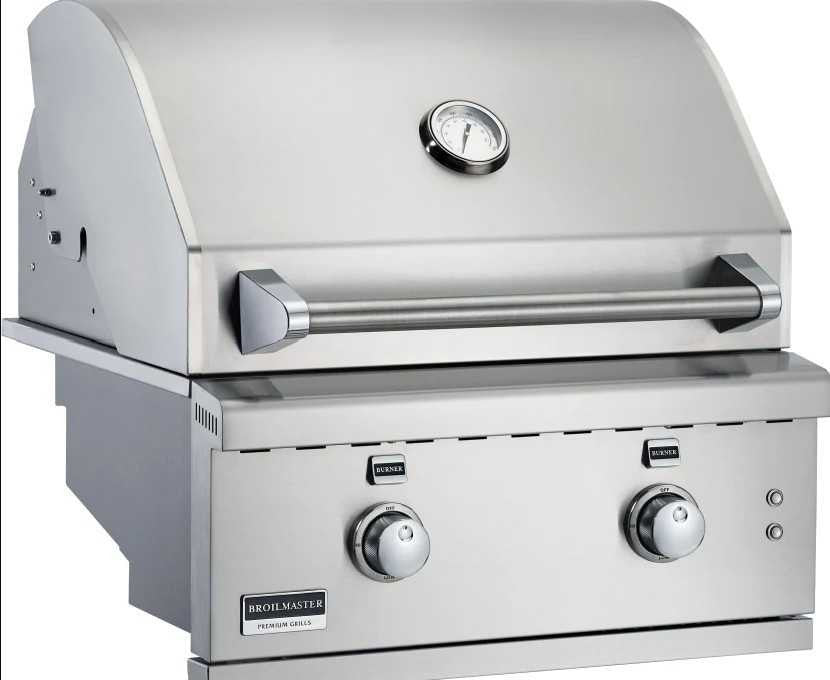 Broilmaster 25" G Series 2 Burner Stainless Steel Built-In Grill Head BSG262N