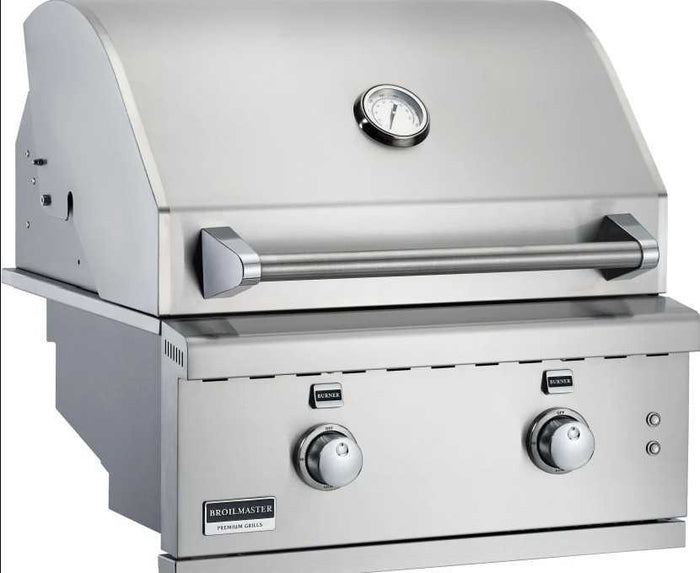 Broilmaster 25" G Series 2 Burner Stainless Steel Built-In Grill Head BSG262N