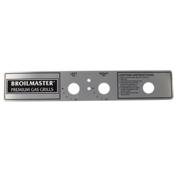 Broilmaster Electronic Ignitor Label for P4X, P4 and D4 B101518