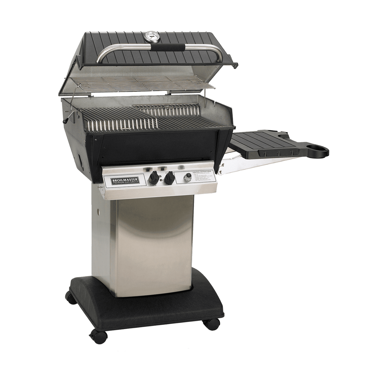 Broilmaster P3PK5 Gas Grill Package with Stainless Cart