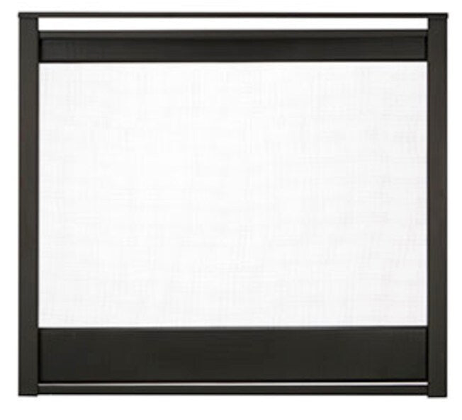 HHT Black Corner Firescreen front COR-36BK