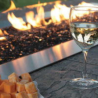 Carol Rose 60" Outdoor Stainless Steel Fire Pit (Burner Only) OL60TP