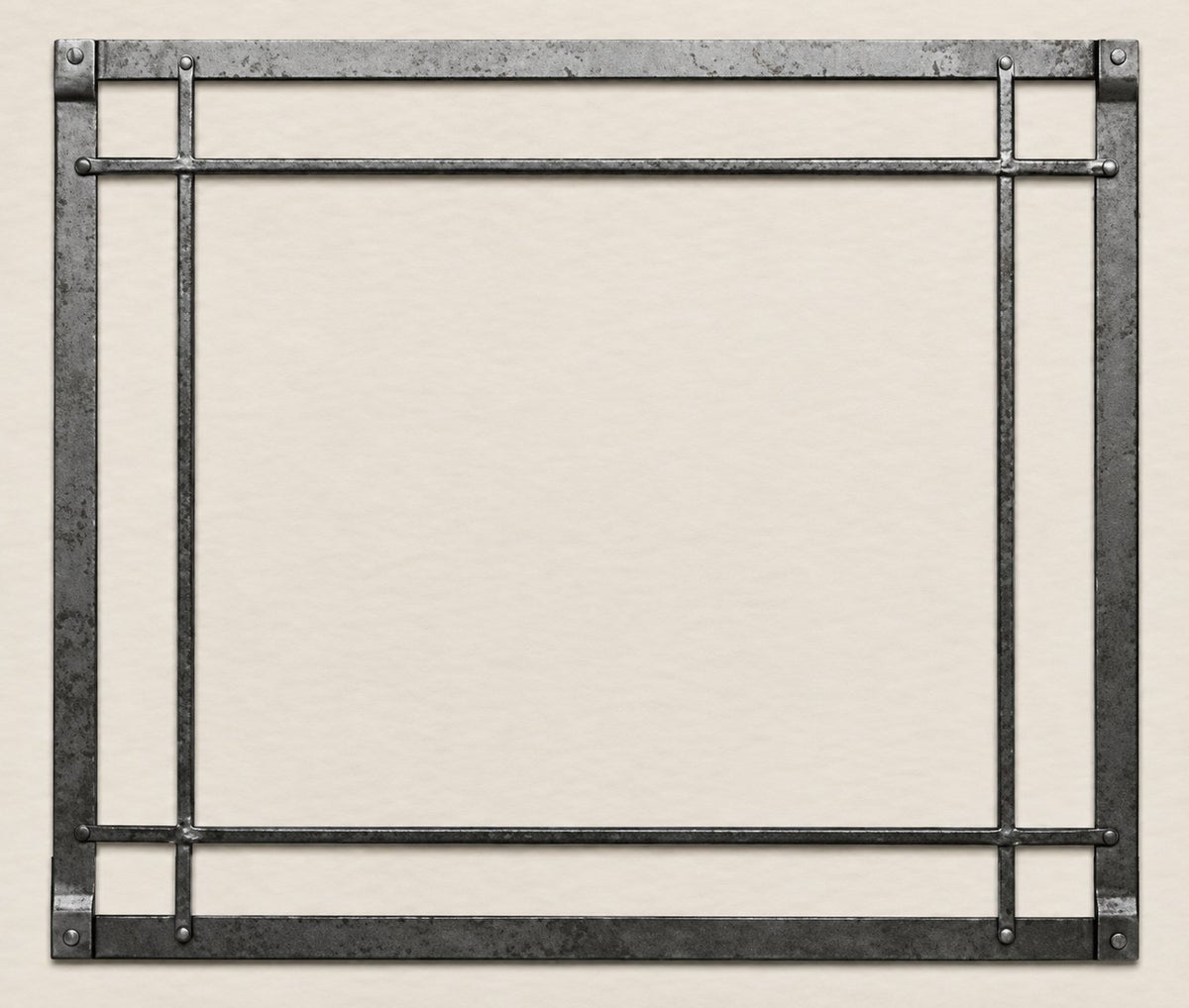 Empire Hearth 36" Black Rectangle Forged Iron Inset DFF36CBL