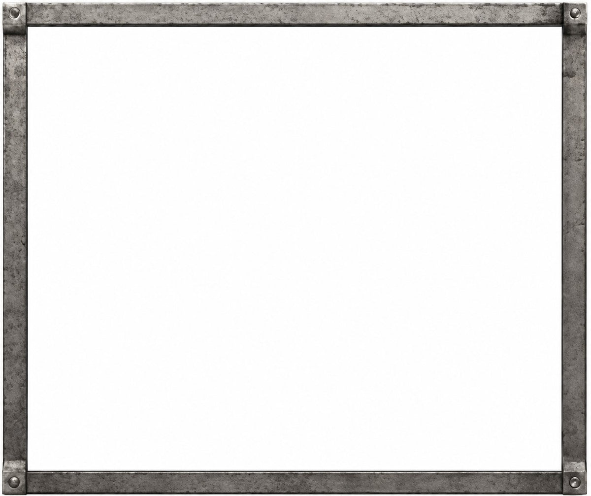 Empire Hearth 36" Distressed Pewter Forged Iron Frame DFF36FPD