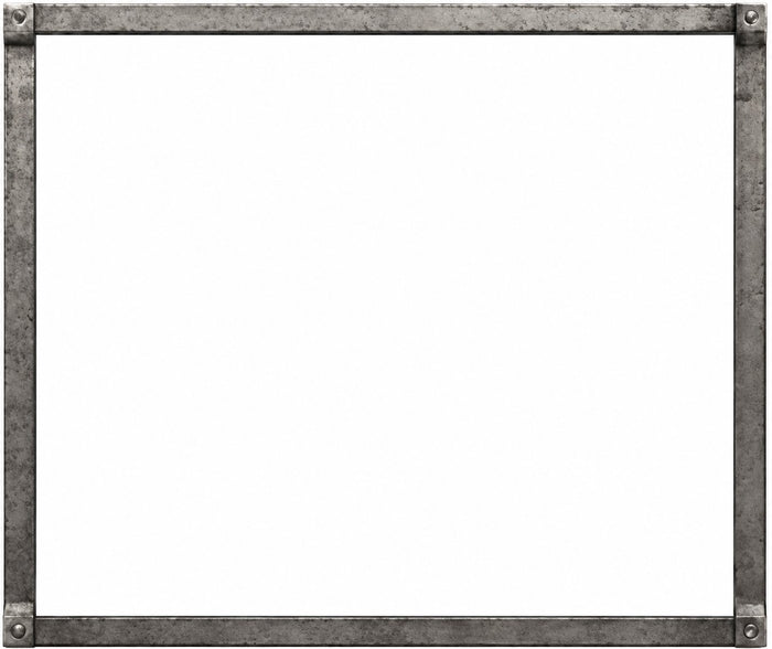 Empire Hearth 36" Distressed Pewter Forged Iron Frame DFF36FPD