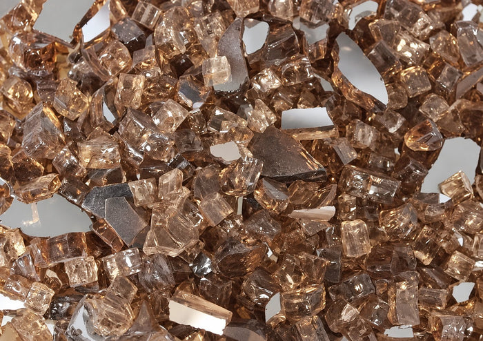 Empire Hearth Copper Reflective Crushed Glass (approx. 1 sq. ft) DG1BCR
