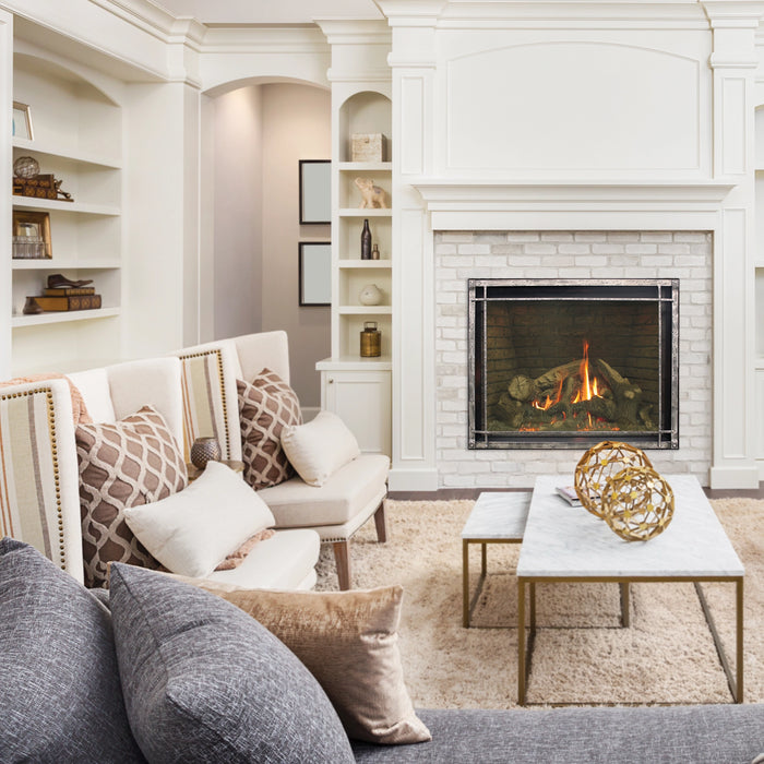 Empire Hearth DVCT50CBP95 Rushmore — manufacturer detail image; decorative configuration shown