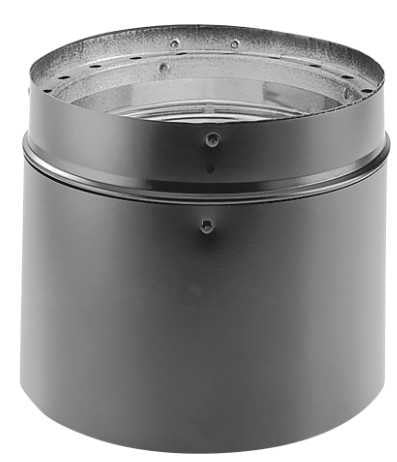 DuraVent 6"/8" Black 6" Vent Length 6DVL-06