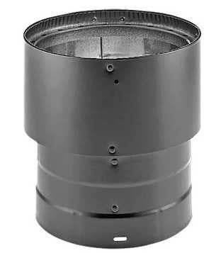 DuraVent 6"/8" Black Increaser 6” - 8” 6DVL-X8