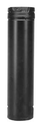 DuraVent Black Galvalume 3" Pellet Pro 12" Length Vent Pipe 3PVP12B