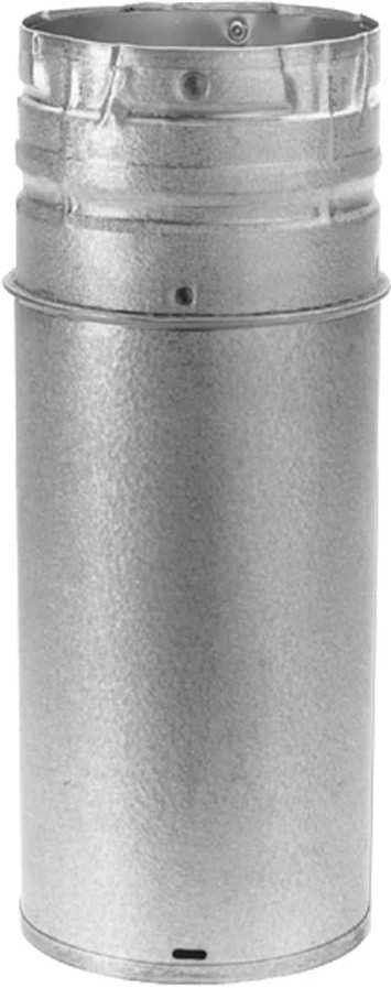 DuraVent Galvalume 3" Pellet Pro 12" Extension (3" - 10") Vent Pipe 3PVP12A